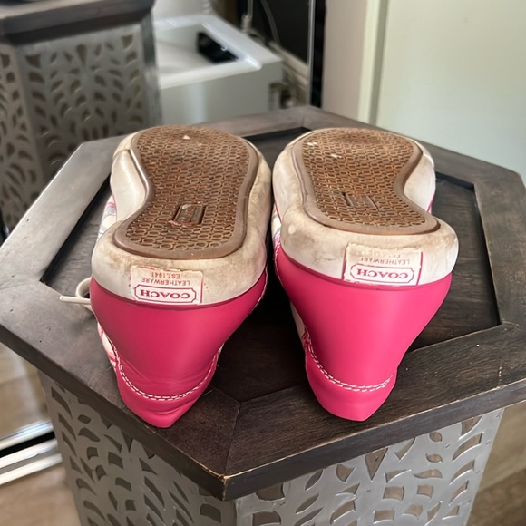 COACH, Barrett pink sneakers, 8.5 - Picture 5 of 6